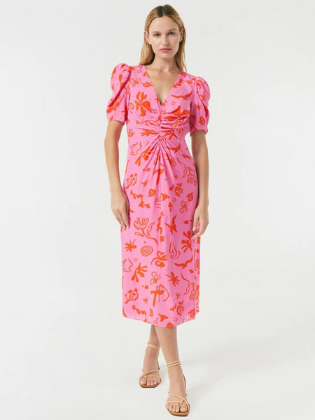 Maci Dress - Pink Botanical