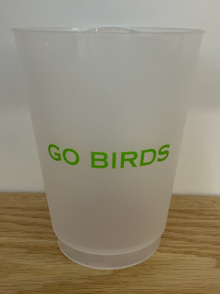 16 oz Frosted Cup - Go Birds