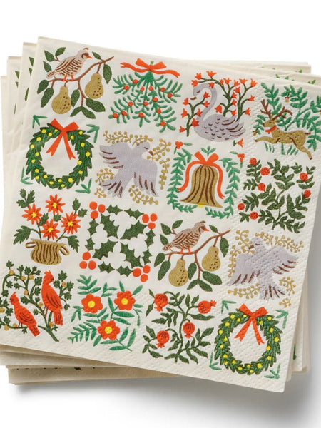Christmastide Cocktail Napkins