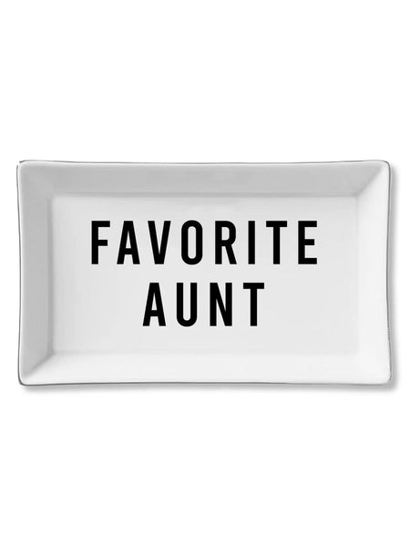 Ceramic Tray - Favorite Aunt