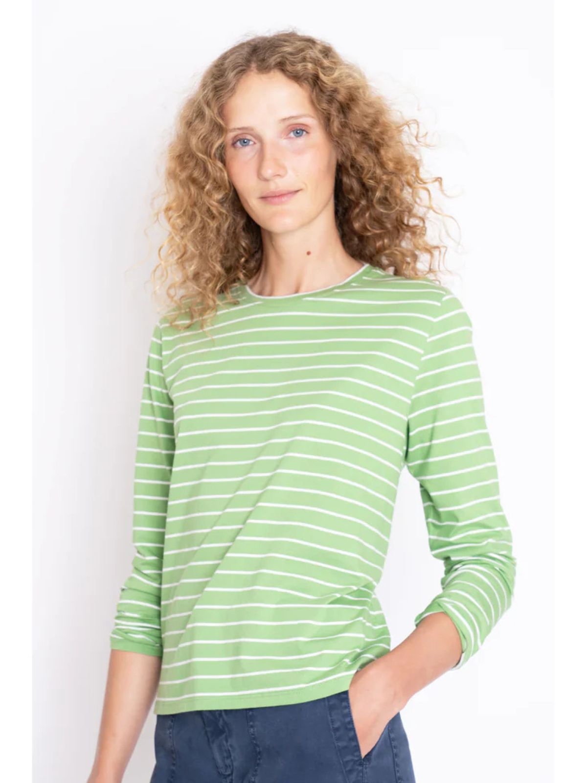 The Modern Long -Avocado/White