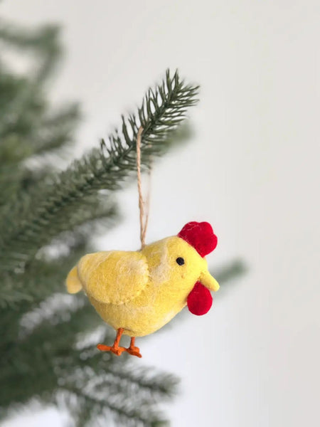 Felt Ornament - Chicken