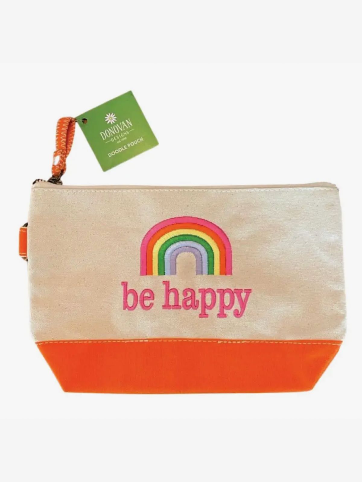 Be Happy Doodle Pouch