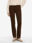 Sleek Straight Corduroy - Chocolate
