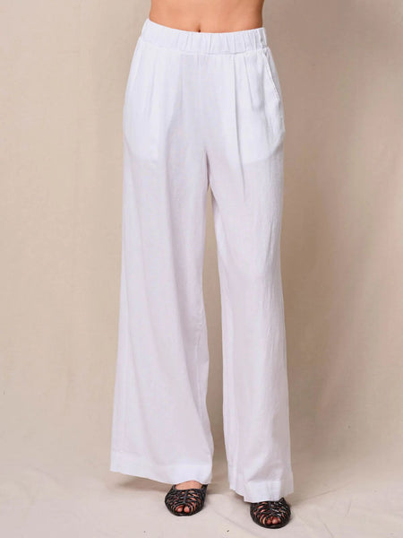 Linen Trouser Pants - White