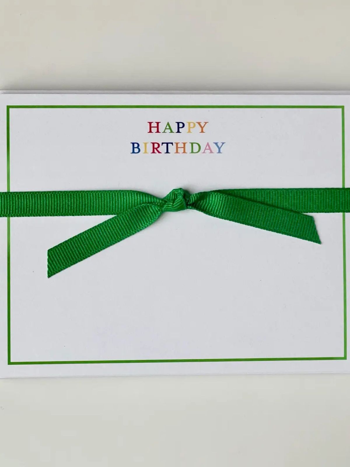 Flat Note Cards - Happy Birthday
