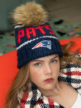 Navy Pats Beanie