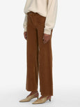 Slim Palazzo - Corduroy Maple Brown
