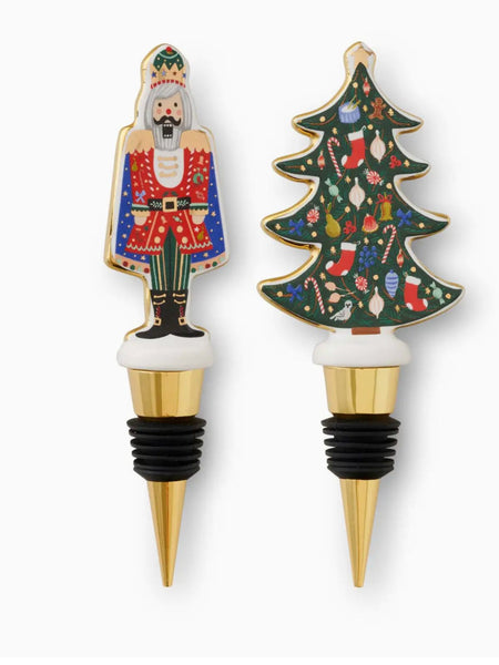 Nutcracker Wine Stopper Set