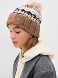 Fair Isle Pom Beanie