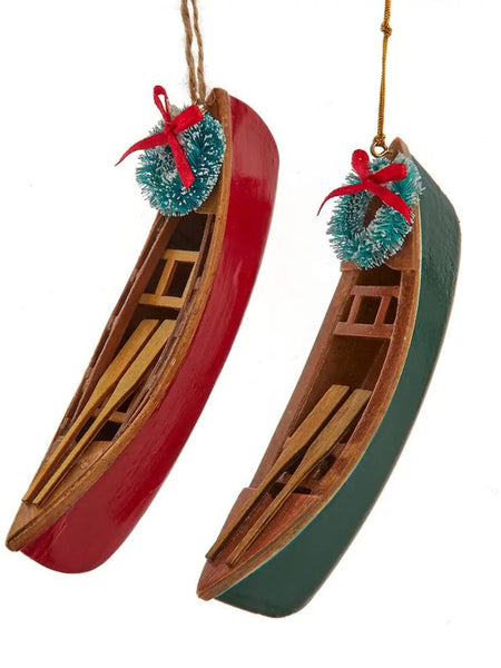 Canoe Wreath Ornament