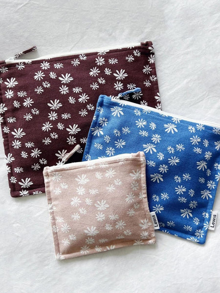 Zip Pouch Set - Daisy