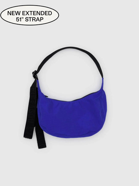 Small Nylon Crescent Bag - Lapis