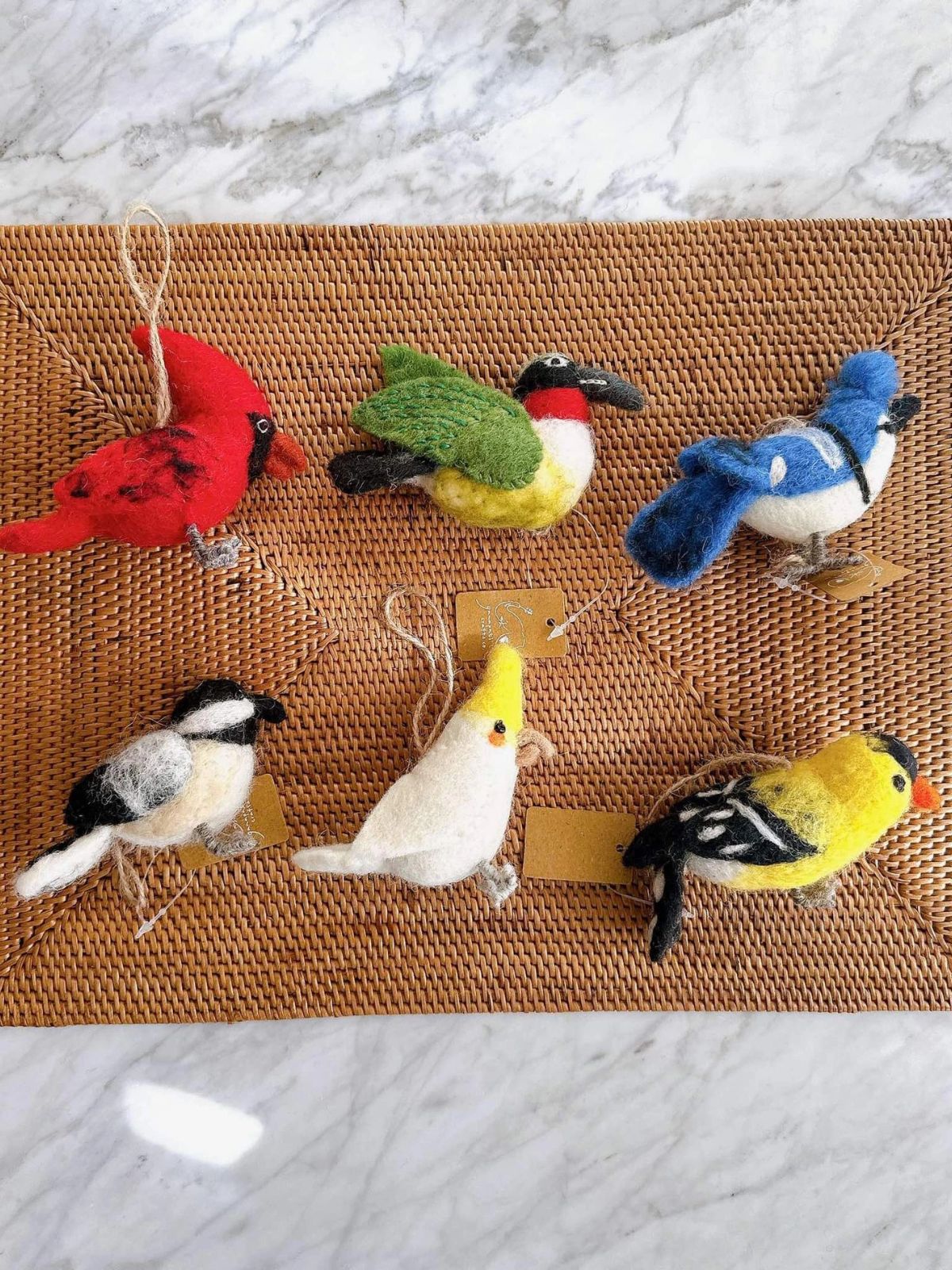 Felt Ornament - Parakeet