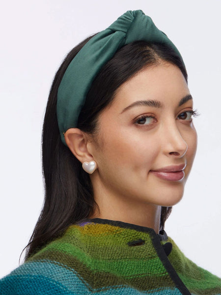 Forest Green Knotted Headband