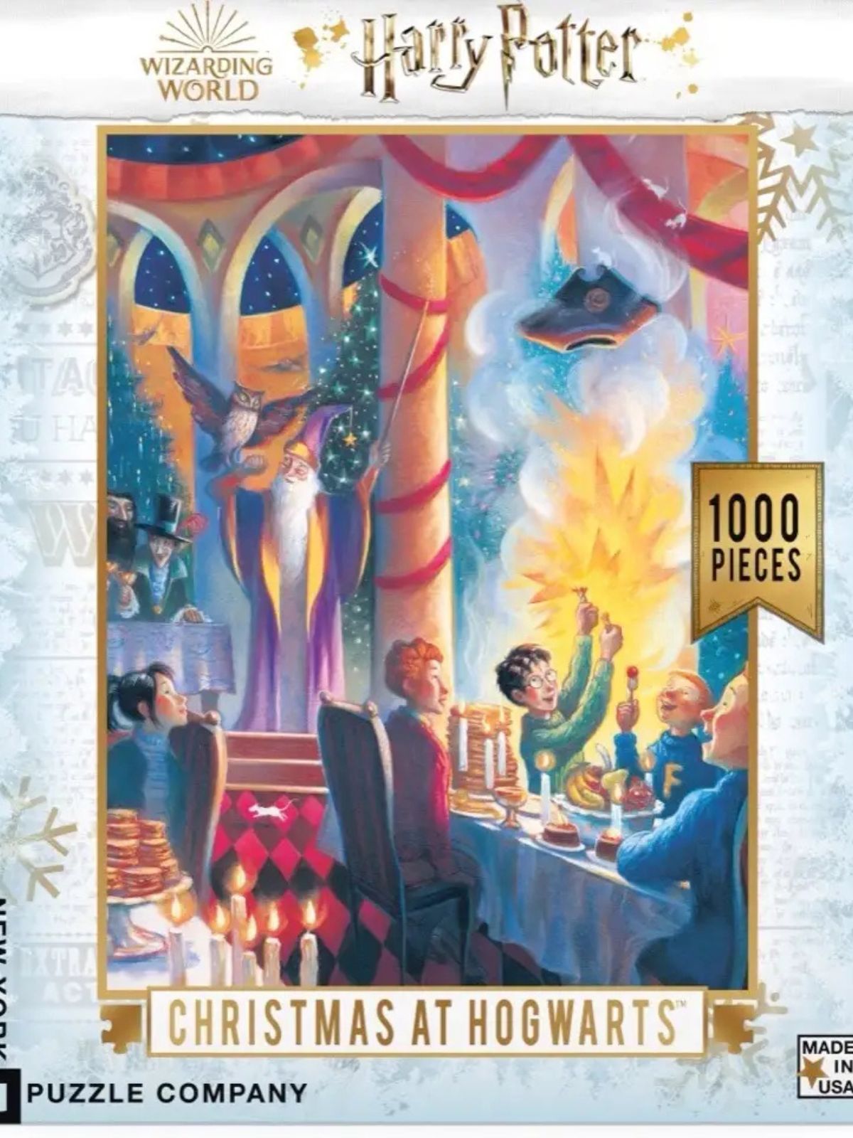 1000 Piece Puzzle - Christmas at Hogwarts