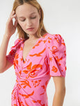 Maci Dress - Pink Botanical