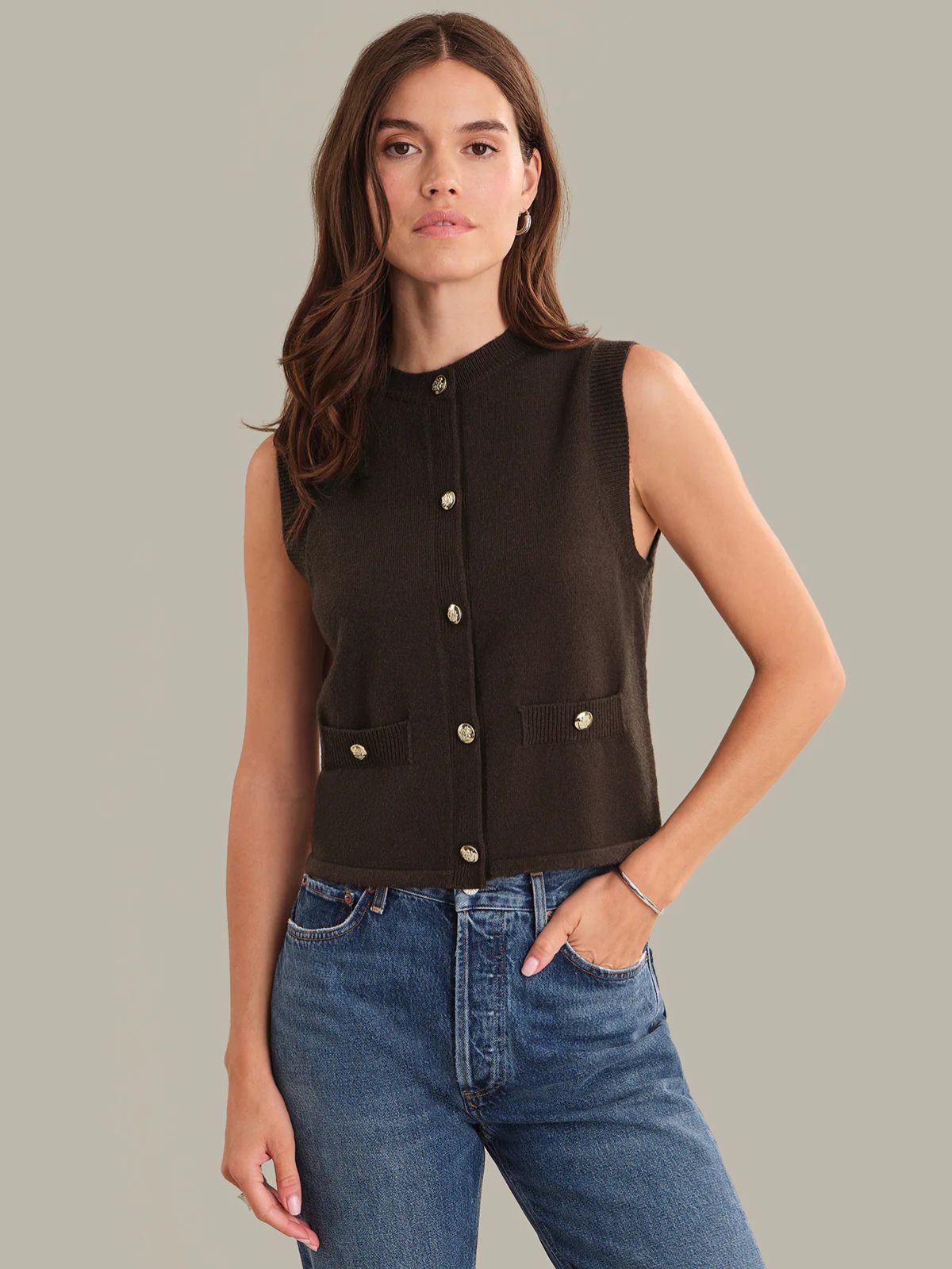 Avery Cardigan Vest