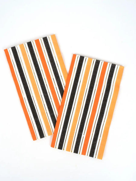 Guest Towel - Orange Stripes