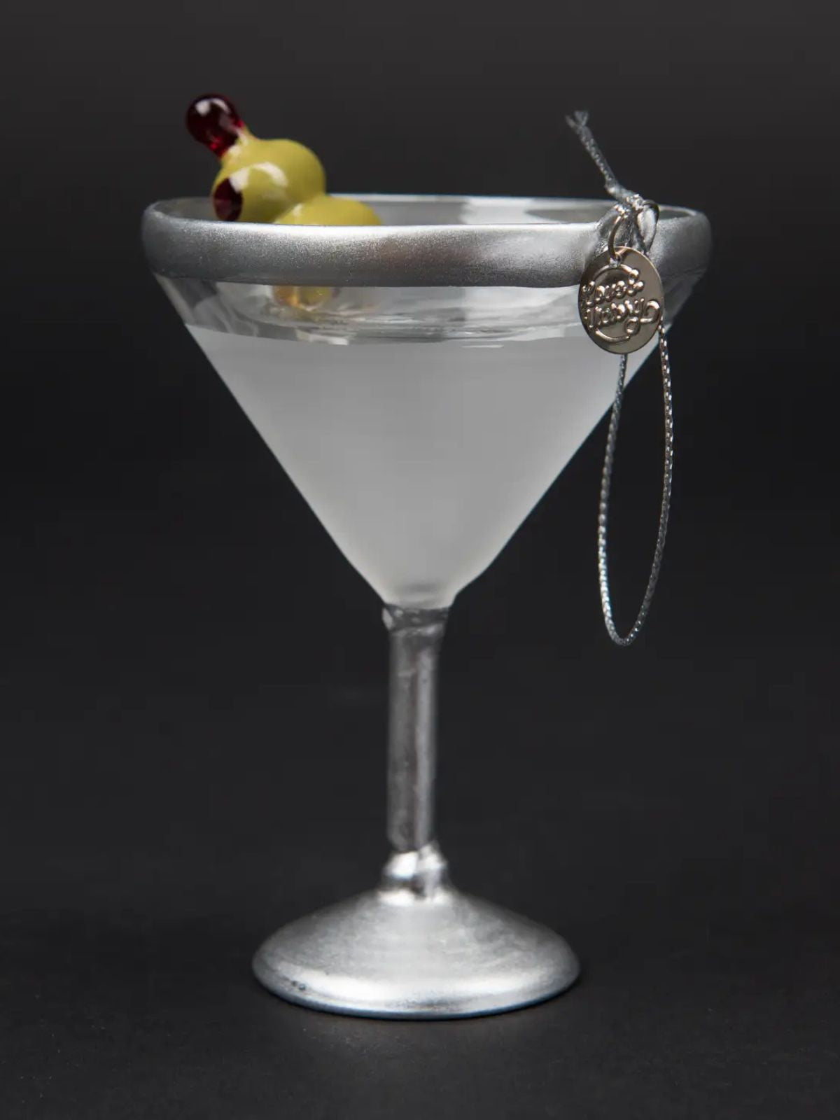 Martini Cocktail Holiday Ornament