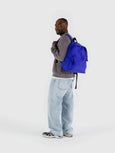 Large Nylon Backpack - Lapis