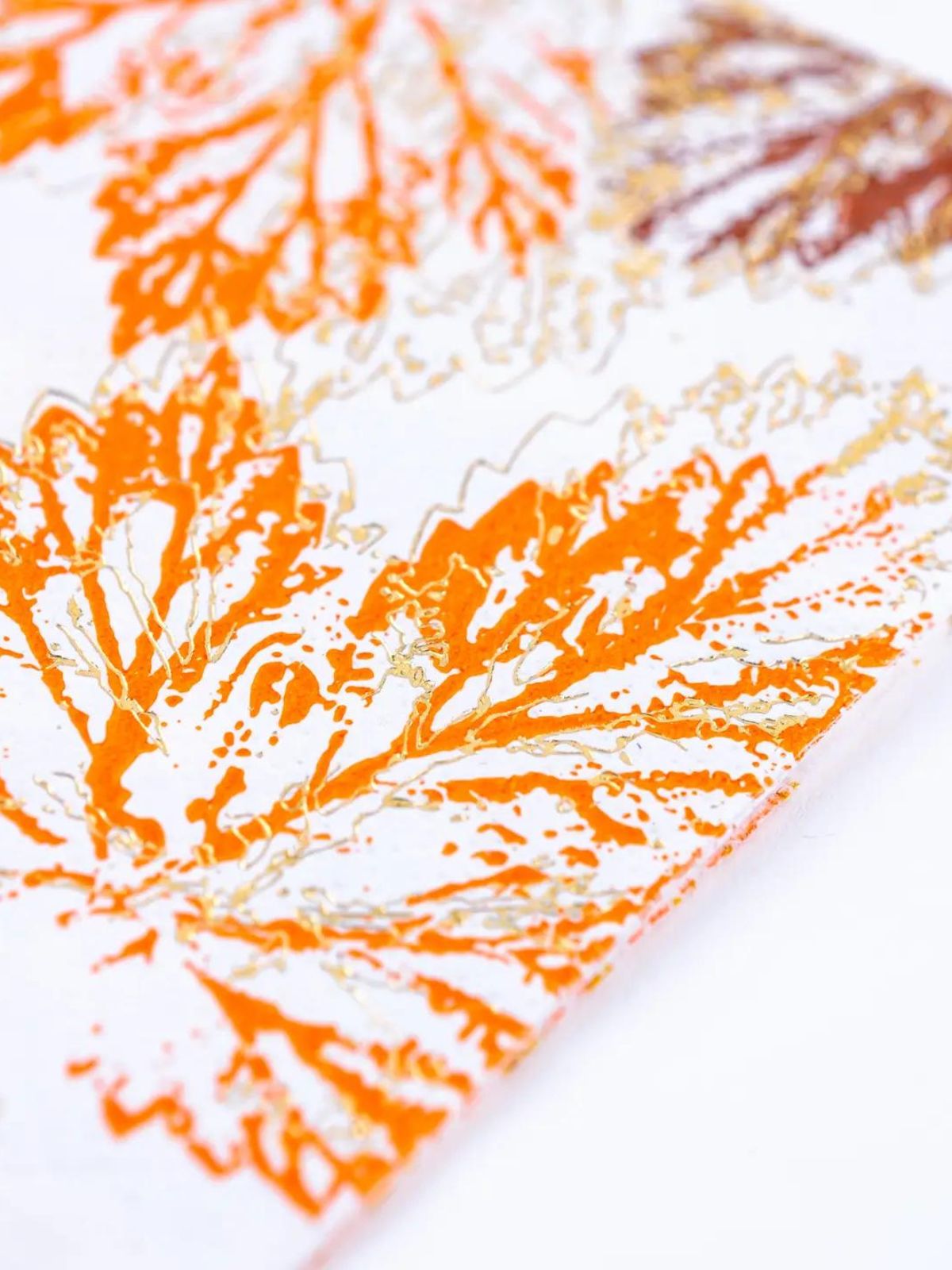 Beverage Napkin - Autumn Leaf