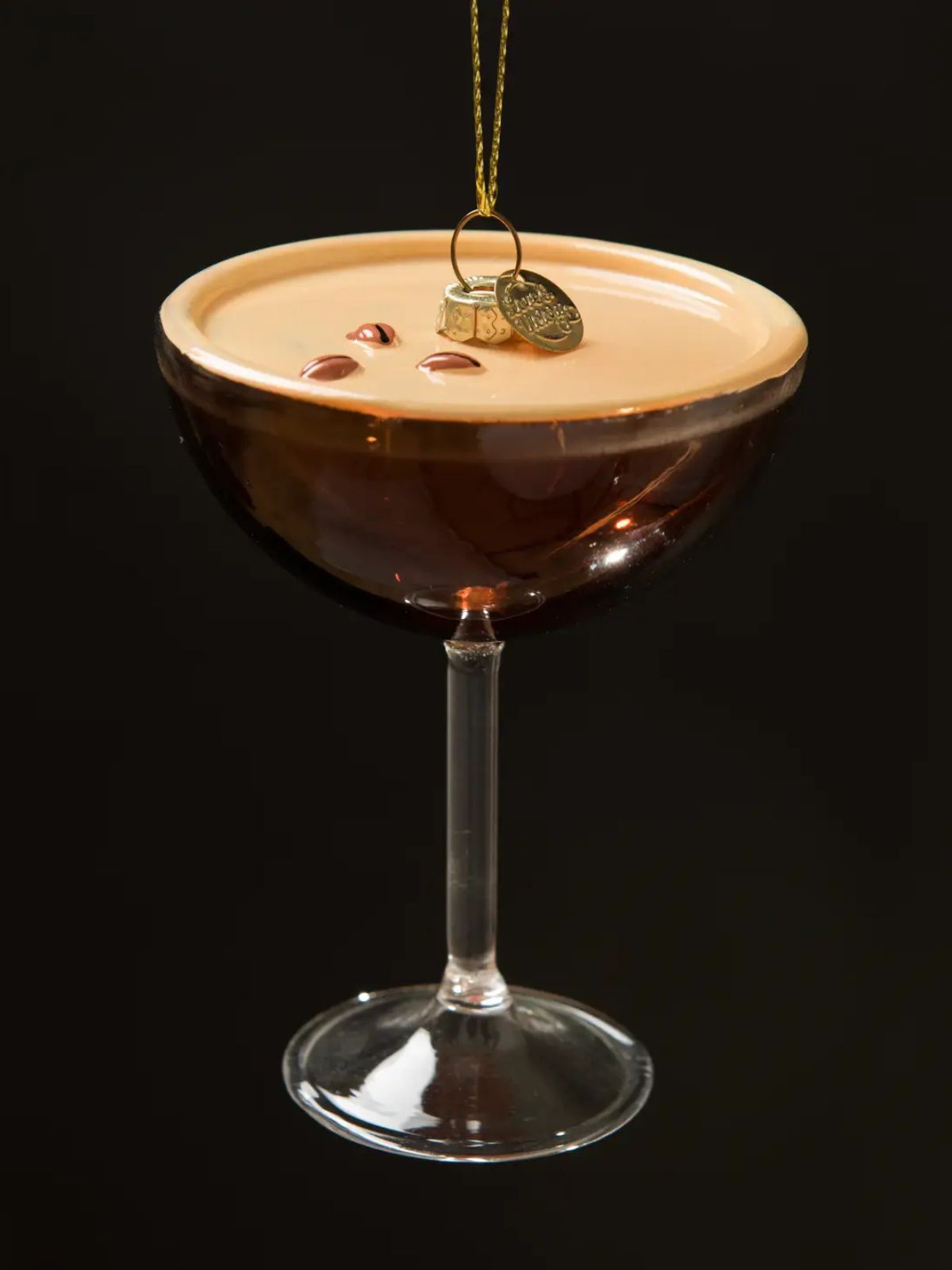 Espresso Martini Cocktail Christmas Ornament