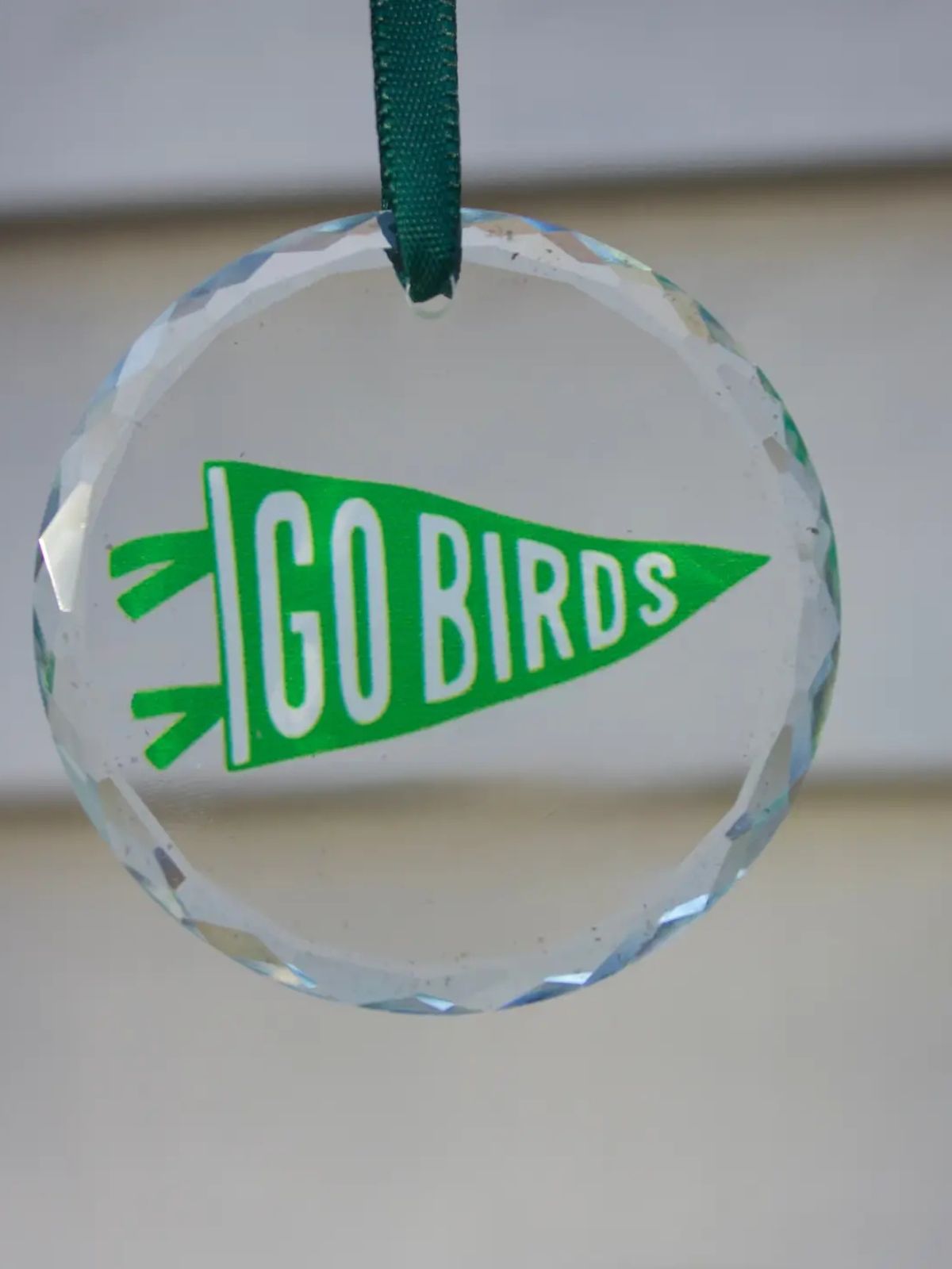 Glass Ornament - Go Birds