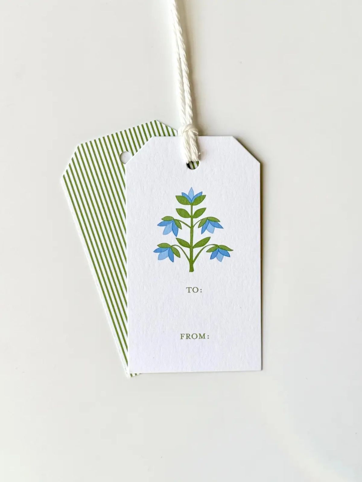 Gift Tag - Delphinium