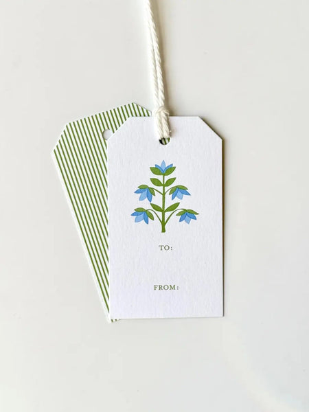 Gift Tag - Delphinium