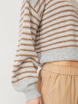 Wool Cashmere Stripe Sweater