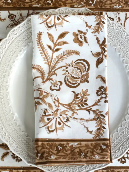Napkin - Lilibet Mocha, Set of 4