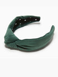 Forest Green Knotted Headband