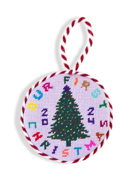 Needlepoint Ornament - Our First Christmas