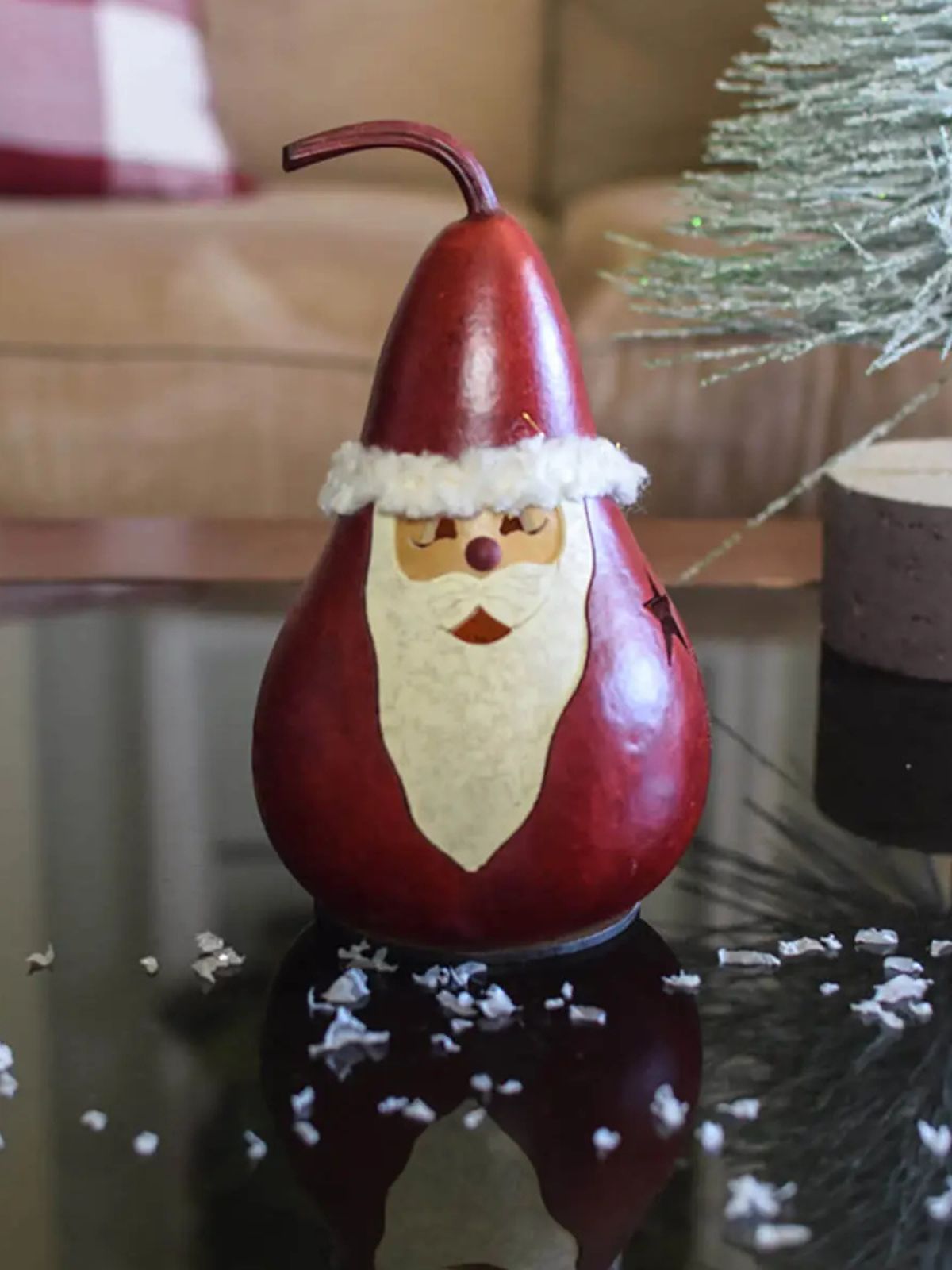 Red Santa Gourd - Miniature