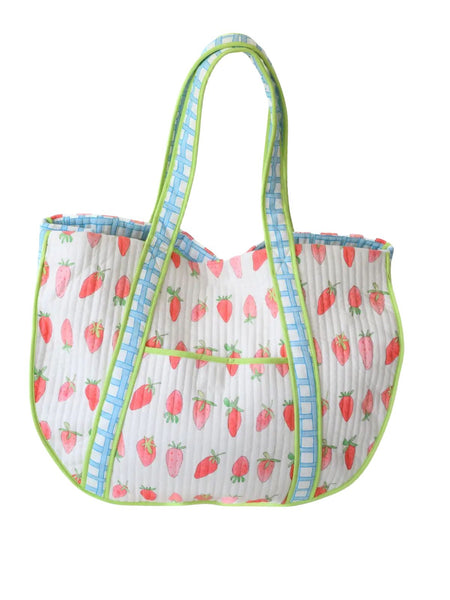 Expandable Tote - Strawberry