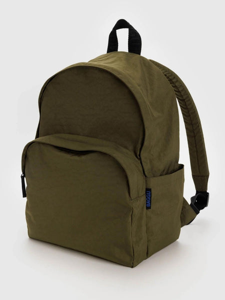 Large Nylon Backpack - Seaweed