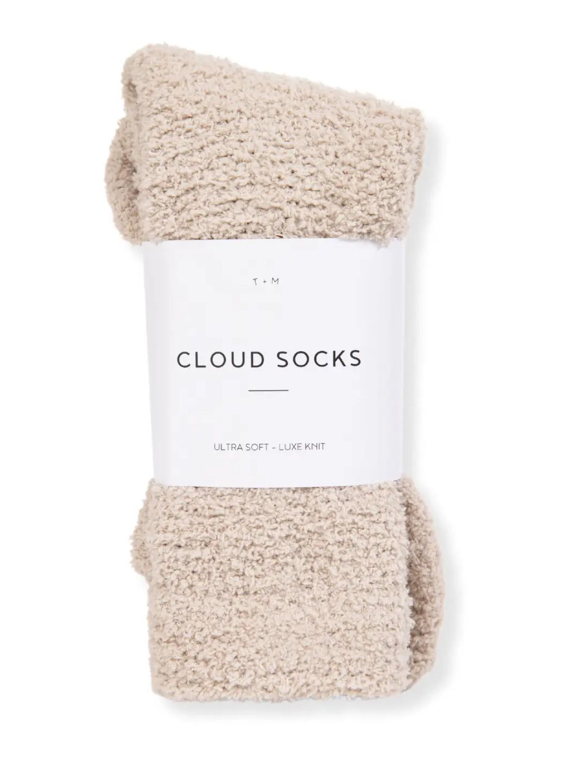 Luxe Cloud Socks - Beige