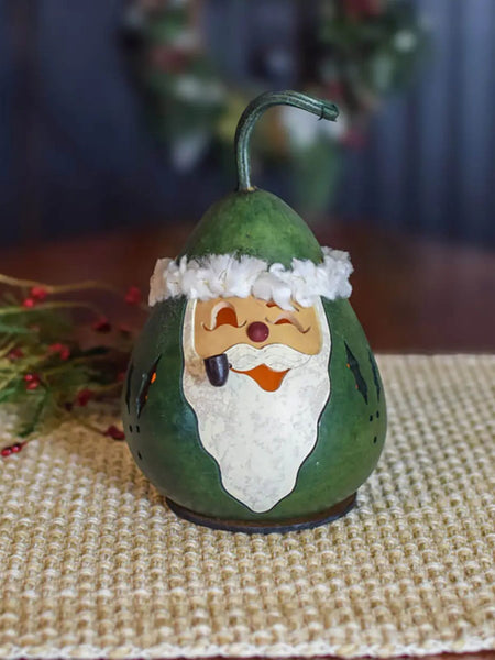 Saint Nick Miniature Gourd
