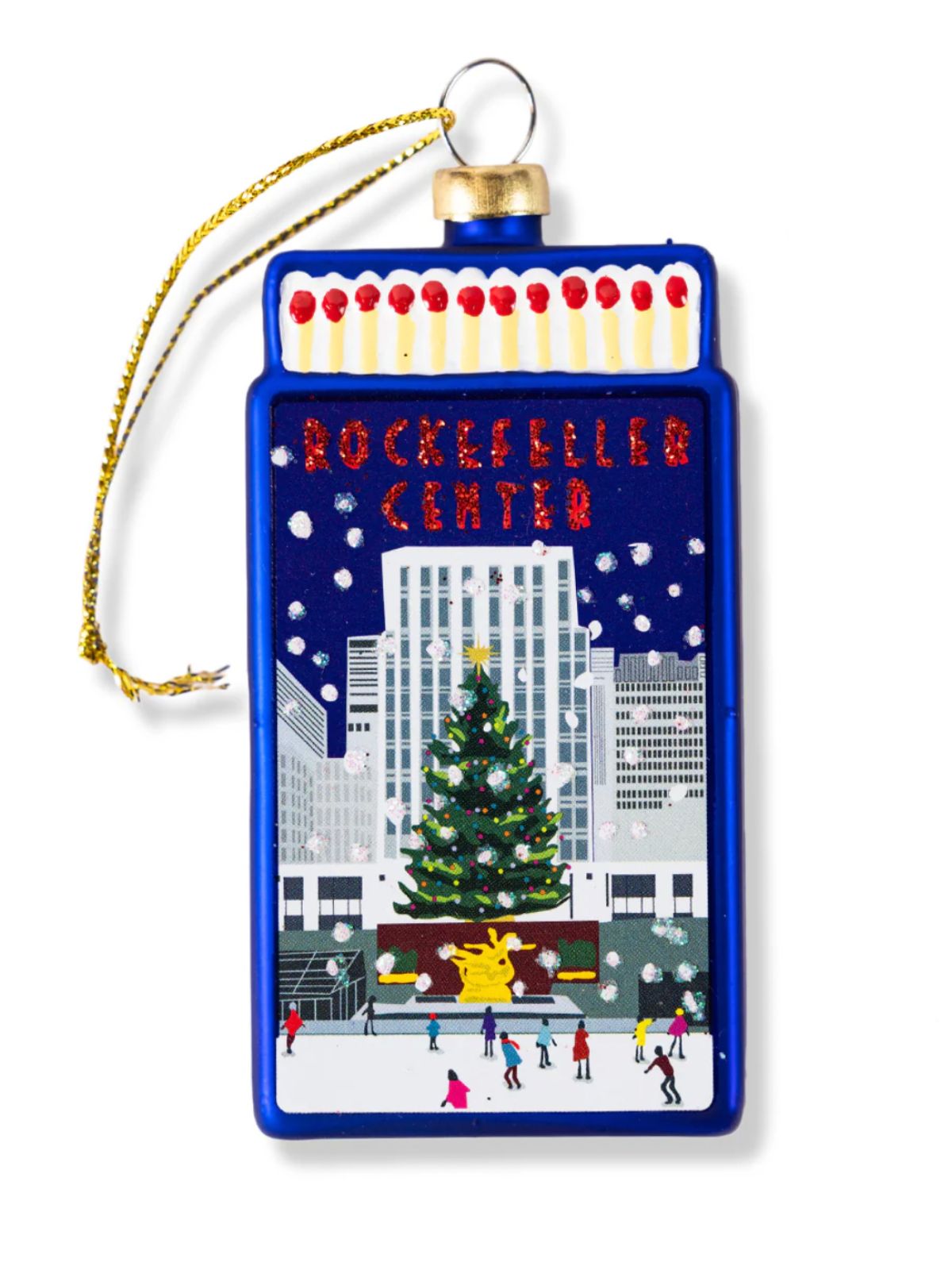 Matchbook Ornament - Rockefeller Center