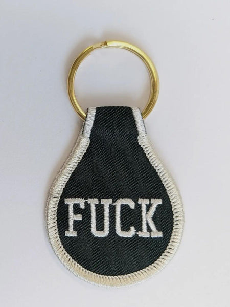 F*ck Embroidered Key Tag