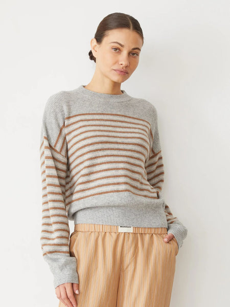 Wool Cashmere Stripe Sweater