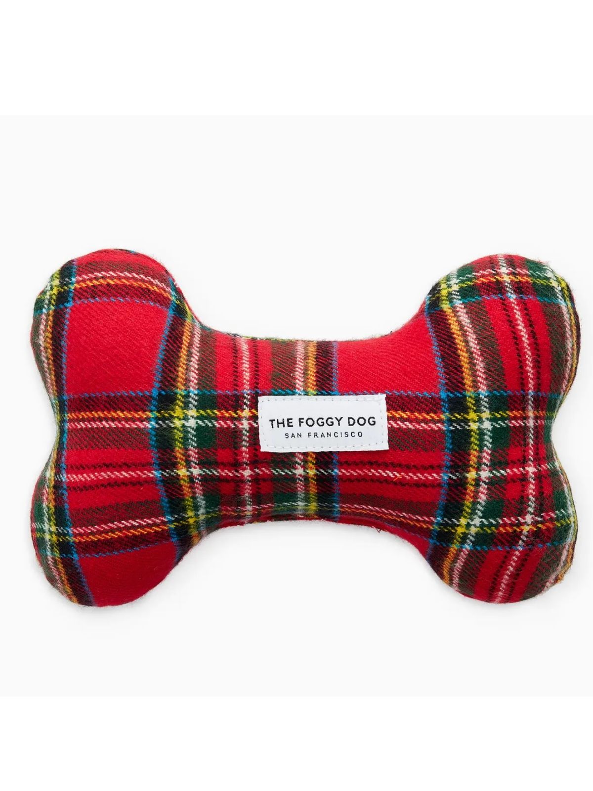 Dog Squeaky Toy-Tartan Plaid