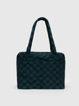 Small Cloud Carry-on - Navy/Green Check