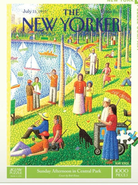 Sunday Afternoon Central Park - 1000 Piece Puzzle