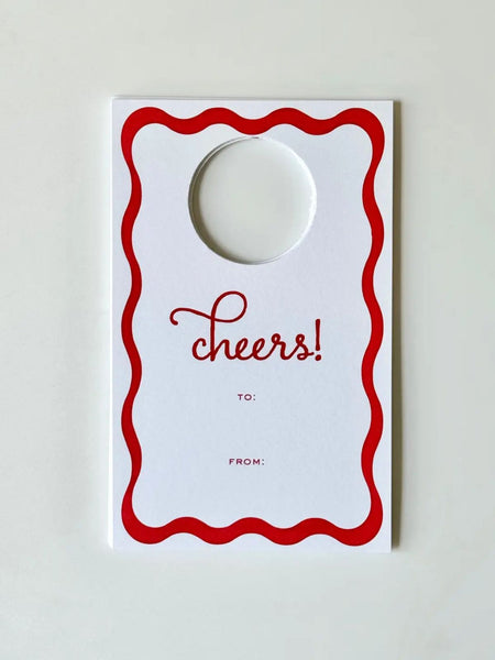 Wine Tags - Red Cheers