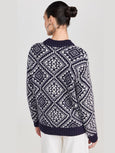 Alpaca Blend Crewneck - Navy