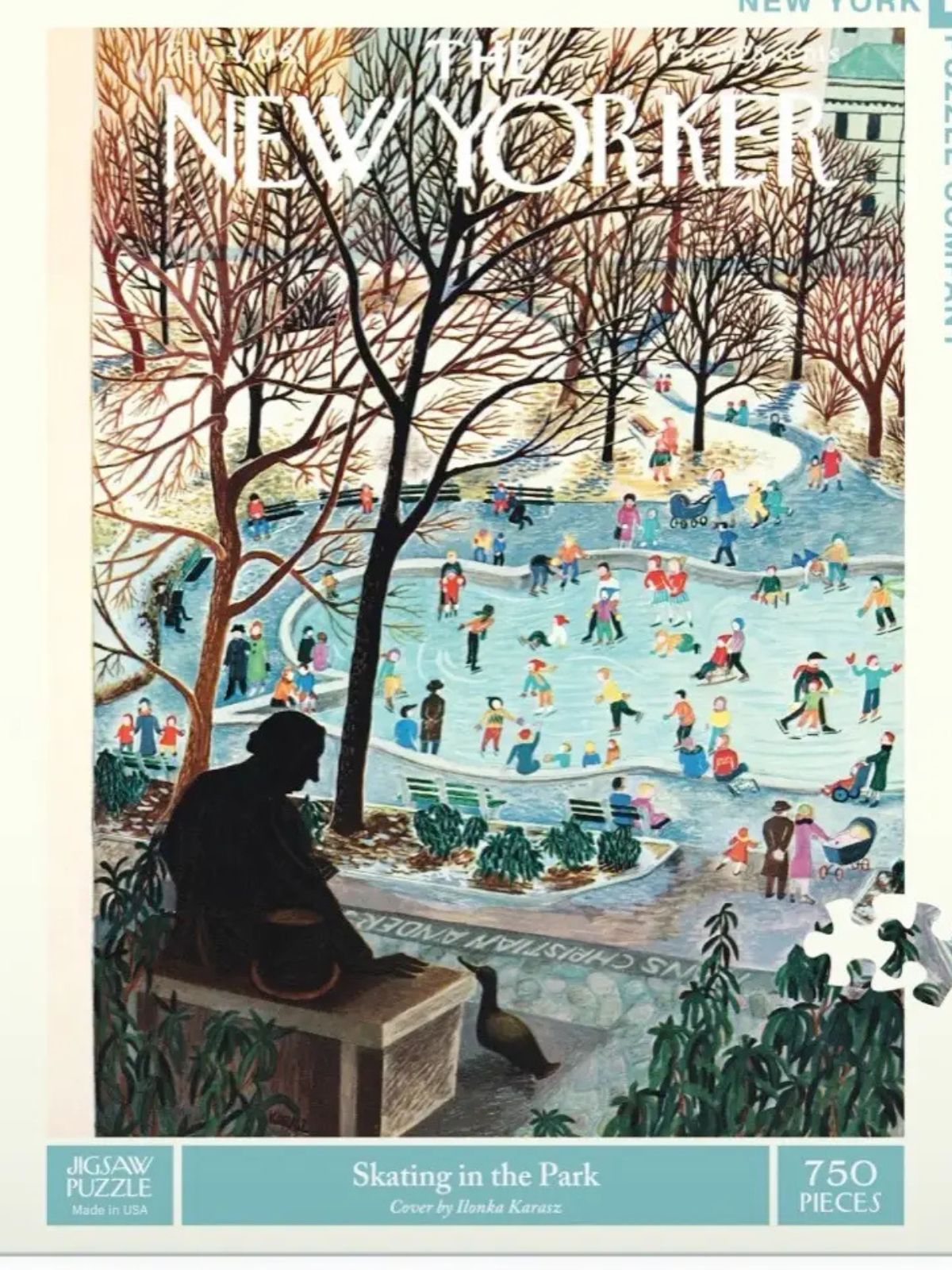 750 Piece Puzzle - Skating in the Park