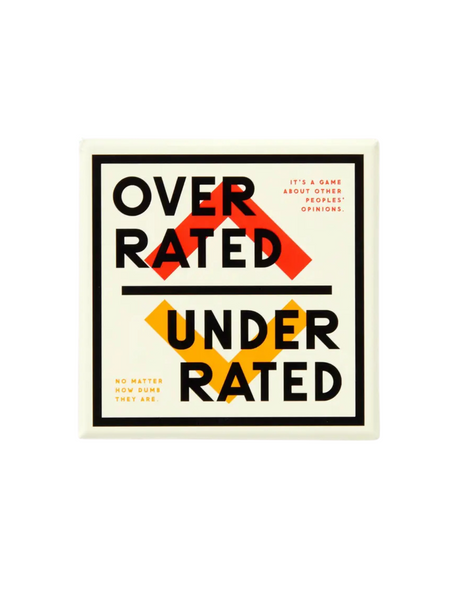 Overrated / Underrated Social Game