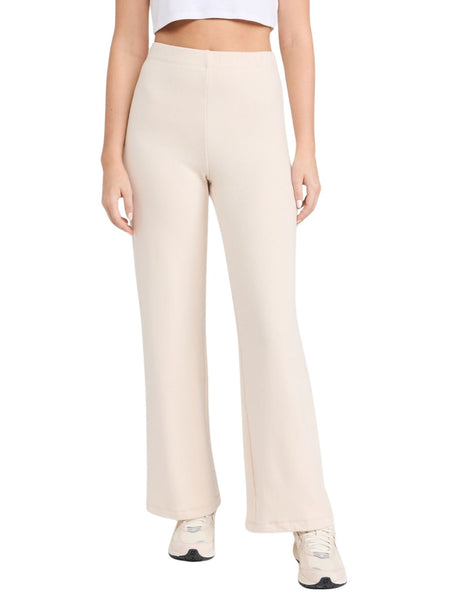 Honey Luxe Rib Pant-Cream